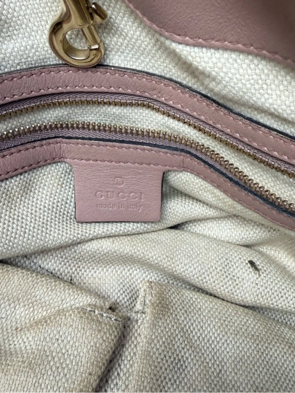 Gucci soho disco Brown Leather Shoulder Bag with Chain Detail